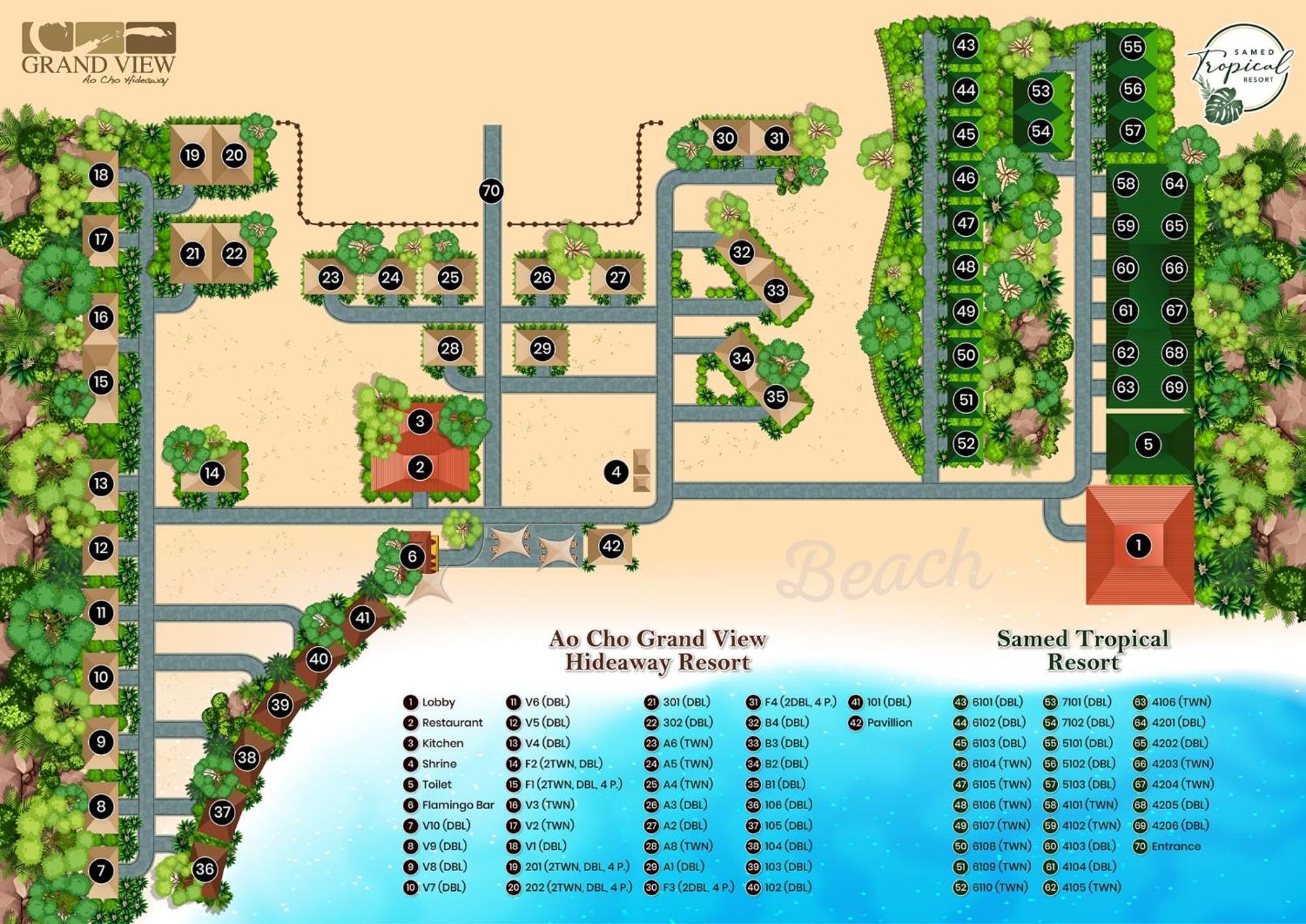 Samed Tropical Resort Koh Samet Eksteriør bilde